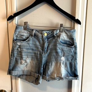 Denim shorts
